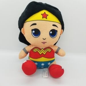 Toy Factory Justice League Wonder Woman big head seated stuffed plush doll